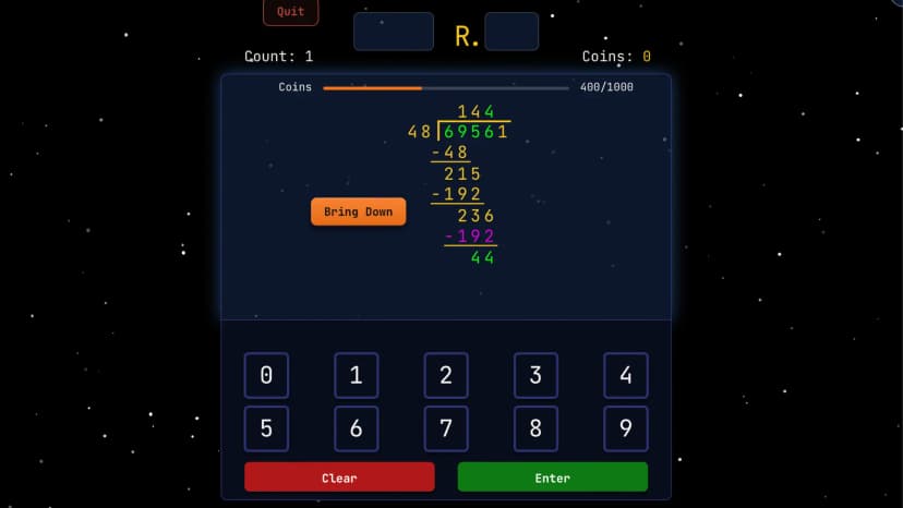 Long Division & 2-Digit Multiplication